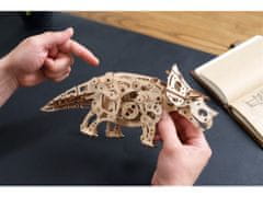 UGEARS 3D lesena mehanska sestavljanka Triceratops