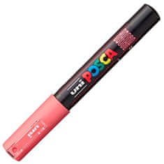 Uni-ball Posca akrilni marker PC-1M, 0,7 - 1 mm, koralno roza (zelo tanka okrogla konica)