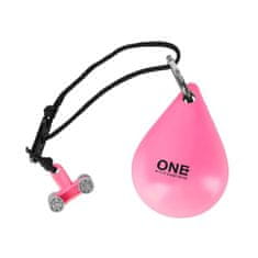 ONE Fitness OHA02 Hula Hop Pink Betétekkel és Egy Fitness Súllyal