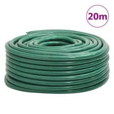 Vidaxl Vrtna cev zelena 1" 20 m PVC