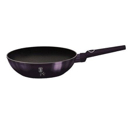 Berlingerhaus WOK ponev s titanovo površino Berlingerhaus BH-6633 28 cm Vijolična kolekcija Eclipse