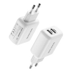 slomart omrežni polnilec 12w 2.4a 2xusb dux ducis c10 white