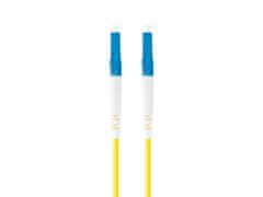 Lanberg optični povezovalni kabel SM LC/UPC-LC/UPC simplex 1m LSZH G657A1 premer 3mm, rumena barva
