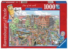 Ravensburger Puzzle Mesta sveta: Amsterdam 1000 kosov