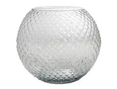 Diamond Krogla steklo ročno izdelana d12x10cm
