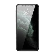 BASEUS kaljeno steklo z 0,3 mm filtrom za zasebnost za iphone x/xs/11 pro