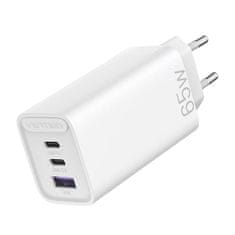 slomart eu polnilec 2x usb-c(65w/30w), usb-a(30w) vention, faaw0-eu, 2.4a, pd 3.0