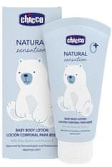 Chicco Natural Sensation mleko za telo s karitejevim maslom in vitaminom E, 150ml, 0m+