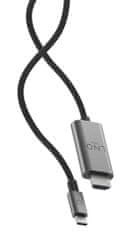 Linq USB-C v HDMI 2.1 kabel, M/M, 8K 60Hz, 4K 120Hz, HDR, 2 m, pleten