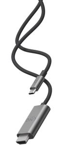  Linq USB-C v HDMI 2.1 kabel, M/M, 8K 60Hz, 4K 120Hz, HDR, 2 m, pleten