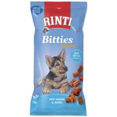 Finnern Pochoutka RINTI Extra Bitties Puppy kuře + hovězí 75 g