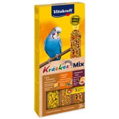 Vitakraft Kracker VITAKRAFT Sittich Honey + Egg + Fruit 3 ks