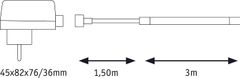 Paulmann zunanji LED trak set 12W IP65 6500K 3m