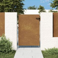 Vidaxl Vrtna vrata 85x150 cm Corten jeklo