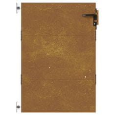 Vidaxl Vrtna vrata 85x150 cm Corten jeklo