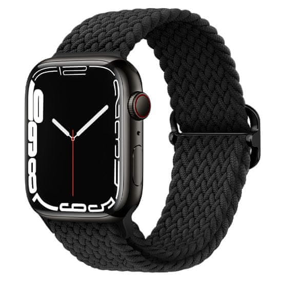 BStrap Elastic Nylon pašček za Apple Watch 38/40/41mm, black