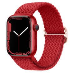 BStrap Elastic Nylon pašček za Apple Watch 38/40/41mm, red