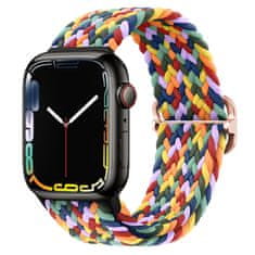 BStrap Elastic Nylon pašček za Apple Watch 42/44/45mm, colorful