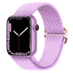 BStrap Elastic Nylon pašček za Apple Watch 38/40/41mm, lila