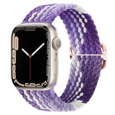 BStrap Elastic Nylon pašček za Apple Watch 42/44/45mm, grape