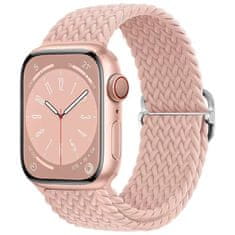 BStrap Elastic Nylon pašček za Apple Watch 38/40/41mm, creamy pink