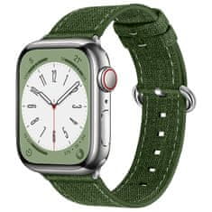 BStrap Denim pašček za Apple Watch 38/40/41mm, olive green