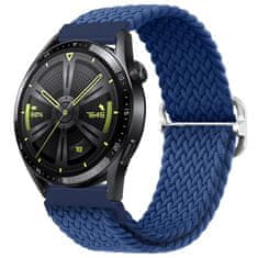 BStrap Elastic Nylon pašček za Samsung Galaxy Watch Active 2 40/44mm, cold blue