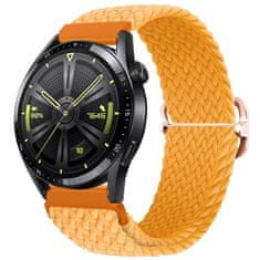 BStrap Elastic Nylon pašček za Samsung Galaxy Watch Active 2 40/44mm, orange