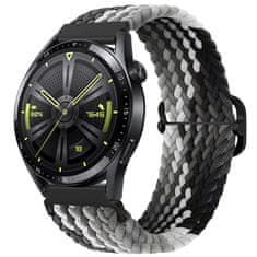 BStrap Elastic Nylon pašček za Samsung Galaxy Watch Active 2 40/44mm, black qiao