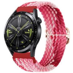 BStrap Elastic Nylon pašček za Garmin Vivoactive 3, strawberry