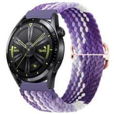 BStrap Elastic Nylon pašček za Samsung Galaxy Watch Active 2 40/44mm, grape