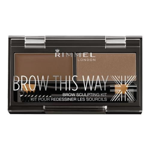 Rimmel Brow This Way paletka za obrvi 2.4 g