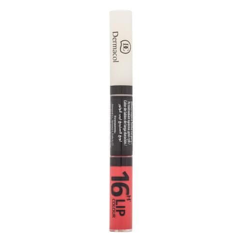 Dermacol 16H Lip Colour dvofazna šminka in glos za ustnice 2v1 4.8 g