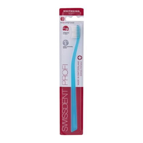 Swissdent Profi Whitening Soft mehka zobna ščetka 1 kos Odtenek ice blue