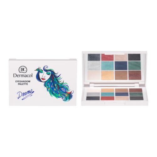 Dermacol Luxury Eyeshadow Palette Drama luksuzna paletka senčil za oči 18 g