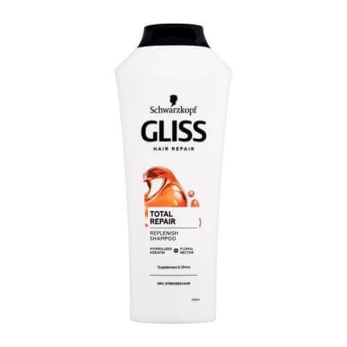 Schwarzkopf Gliss Total Repair obnovitveni šampon za suhe in poškodovane lase za ženske