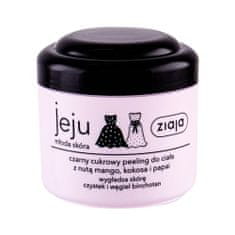 Ziaja Jeju Black Sugar Body Scrub črni sladkorni piling za mlado kožo 200 ml za ženske