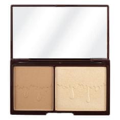 Makeup Revolution I Heart Makeup Chocolate Duo Palette duo paletka bronzer in osvetljevalec 11 g Odtenek bronze and glow