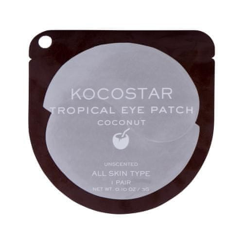 Kocostar Eye Mask Tropical Eye Patch maska za področje okoli oči 1 par 3 g Odtenek coconut