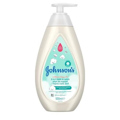 JOHNSON´S CottonTouch 2-in-1 Bath & Wash gel za umivanje in prhanje z ekstraktom bombaža za otroke