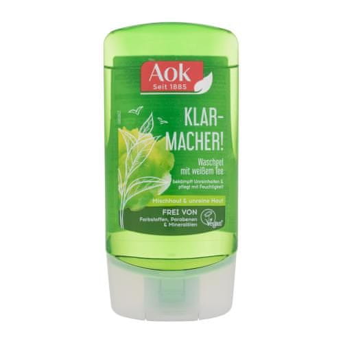 AOK Clear-Maker! gel za čiščenje z belim čajem za mešano in problematično kožo za ženske
