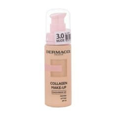 Dermacol Collagen Make-up SPF10 posvjetljujoč in vlažilen puder 20 ml Odtenek nude 3.0