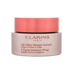 Clarins V-Facial Intensive Wrap maska za obraz za zmanjšanje otekline in posvetlitev 75 ml za ženske
