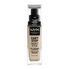 NYX Can't Stop Won't Stop vodoodporen tekoči puder 30 ml Odtenek 1.5 fair