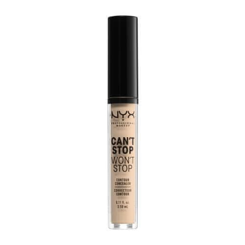 NYX Can't Stop Won't Stop Contour Concealer izjemno prekriven in dolgoobstojen tekoči korektor 3.5 ml