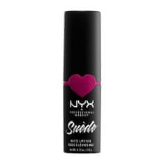 NYX Suède Matte Lipstick mat klasična šminka šminka 3.5 g Odtenek 12 clinger