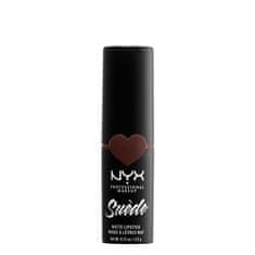 NYX Suède Matte Lipstick mat klasična šminka šminka 3.5 g Odtenek 07 cold brew