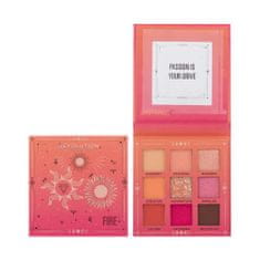 Makeup Revolution Fantasy Shadow Palette paleta senčil za oči 9 g Odtenek fire