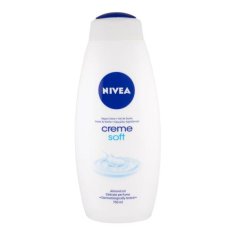 Nivea Creme Soft negovalen gel za prhanje z mandljevim oljem 750 ml za ženske