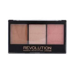 Makeup Revolution Ultra Sculpt & Contour Kit paletka s konturami 11 g Odtenek c01 ultra fair